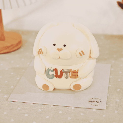 3D - White Bunny